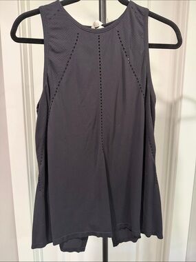Athleta Women’s Black Sleeveless Tie Back Athletic Tank Top